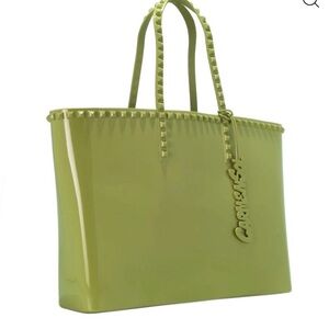 Stylish Green Handbag CARMEN SOL Angelica Olive Green Shoulder Bag Purse